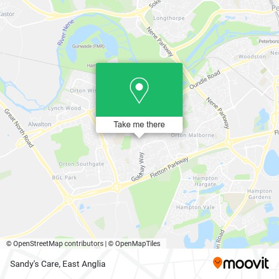 Sandy's Care map