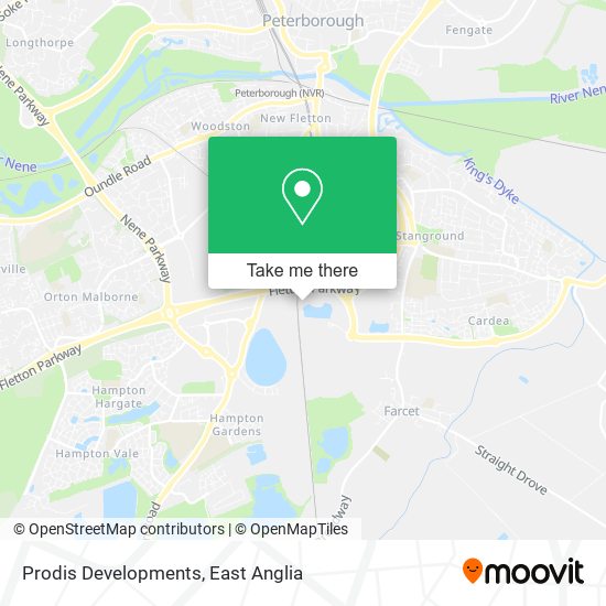 Prodis Developments map