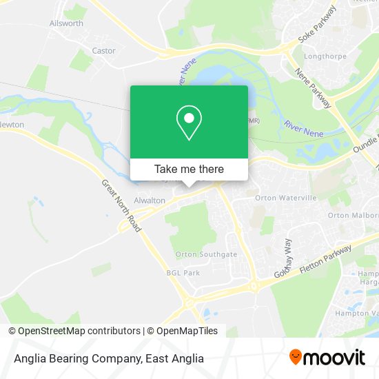 Anglia Bearing Company map