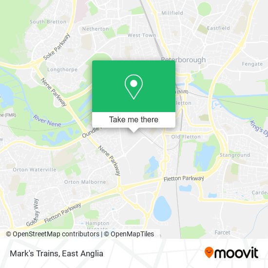 Mark's Trains map