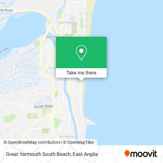 Great Yarmouth South Beach map