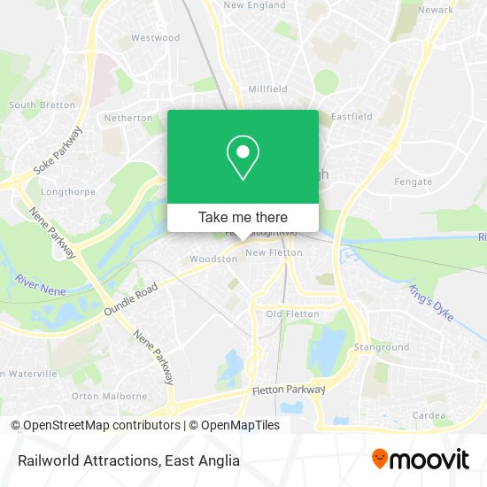 Railworld Attractions map