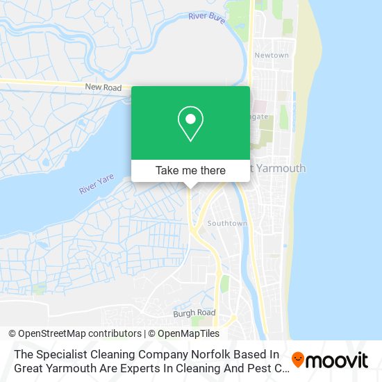The Specialist Cleaning Company Norfolk Based In Great Yarmouth Are Experts In Cleaning And Pest Co map