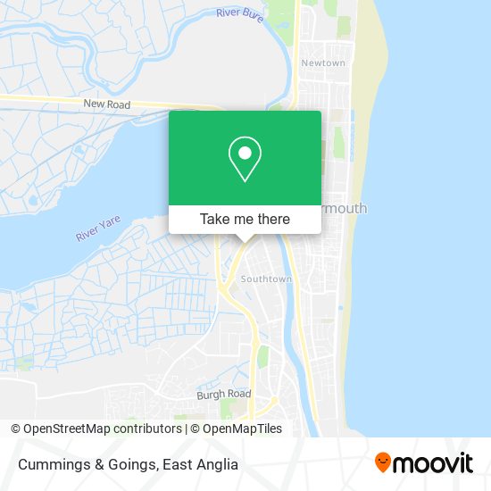Cummings & Goings map
