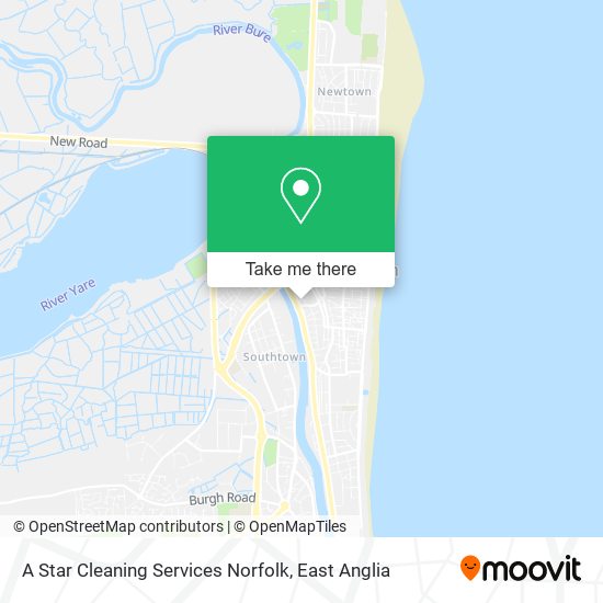 A Star Cleaning Services Norfolk map