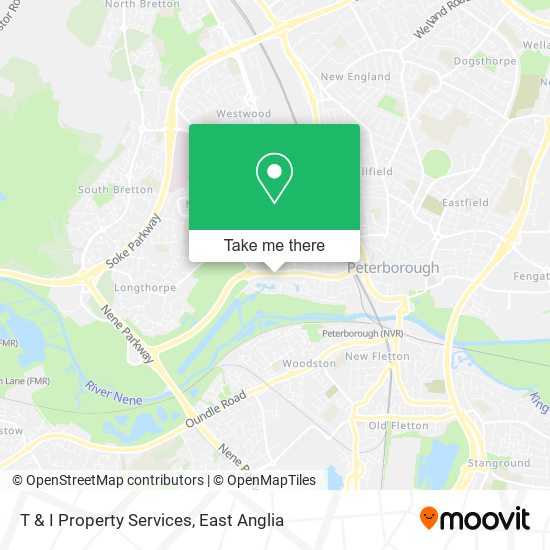 T & I Property Services map