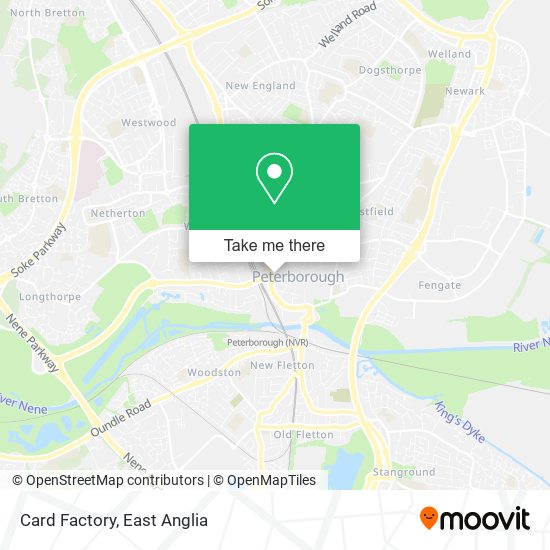 Card Factory map