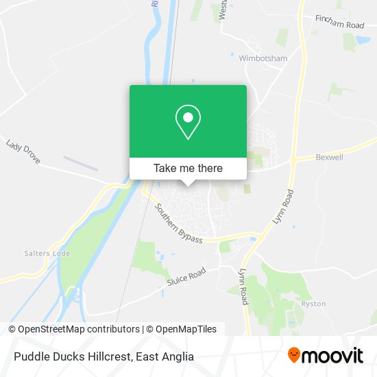 Puddle Ducks Hillcrest map