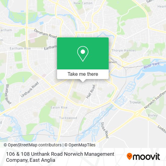 106 & 108 Unthank Road Norwich Management Company map