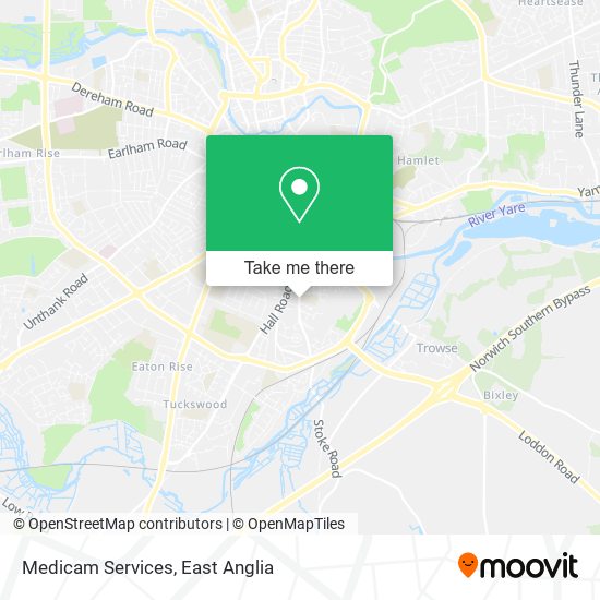 Medicam Services map