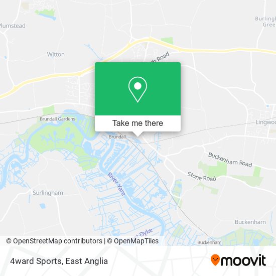 4ward Sports map