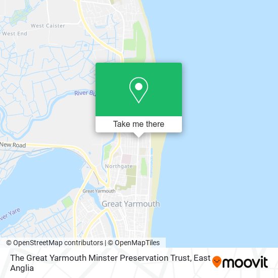 The Great Yarmouth Minster Preservation Trust map