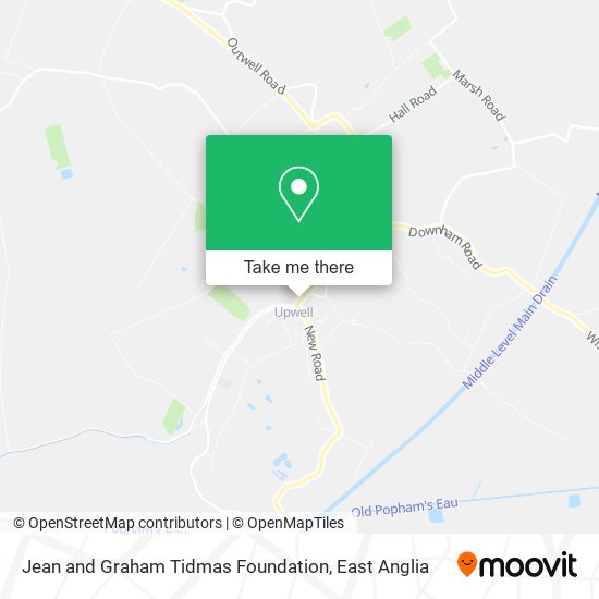 Jean and Graham Tidmas Foundation map