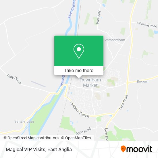 Magical VIP Visits map