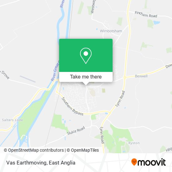 Vas Earthmoving map