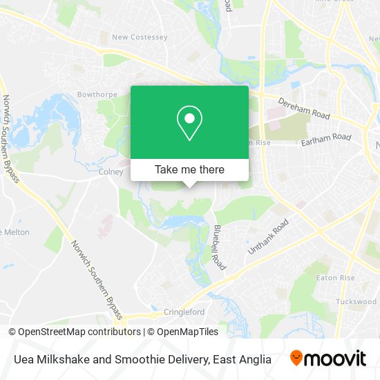Uea Milkshake and Smoothie Delivery map