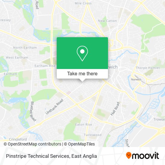 Pinstripe Technical Services map