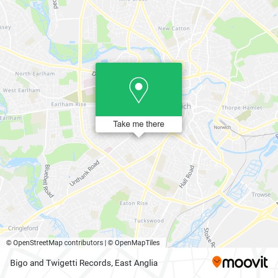 Bigo and Twigetti Records map