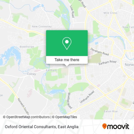 Oxford Oriental Consultants map