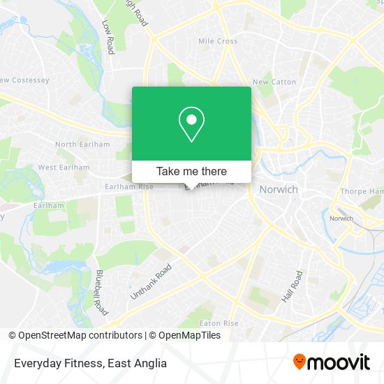 Everyday Fitness map