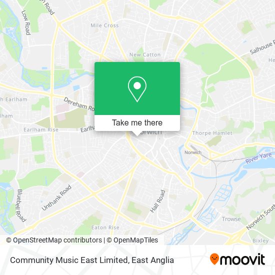 Community Music East Limited map