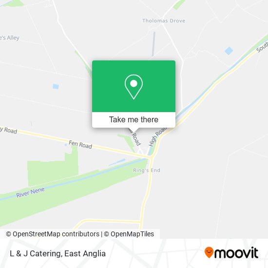 L & J Catering map
