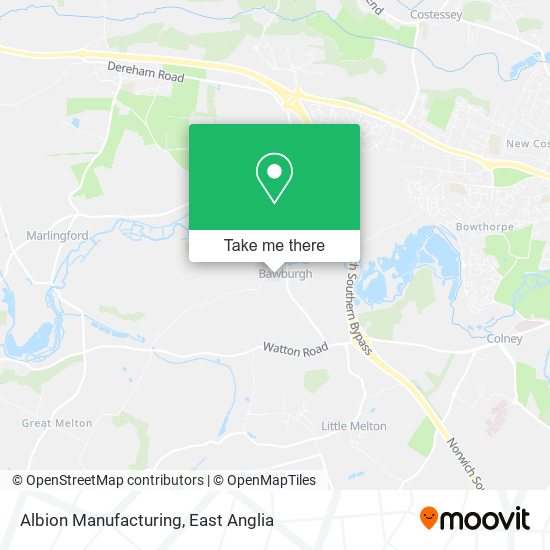 Albion Manufacturing map