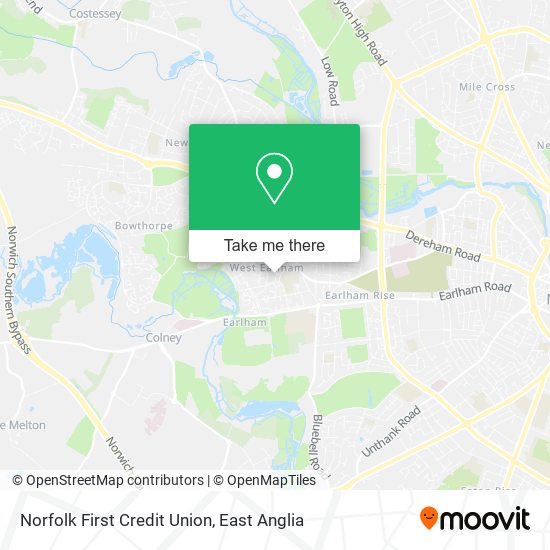Norfolk First Credit Union map