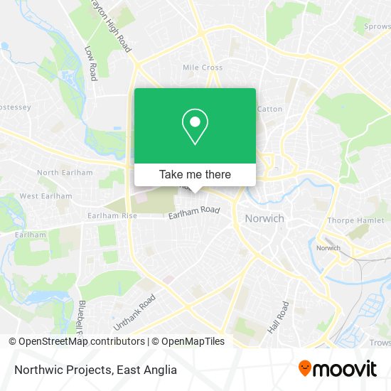 Northwic Projects map