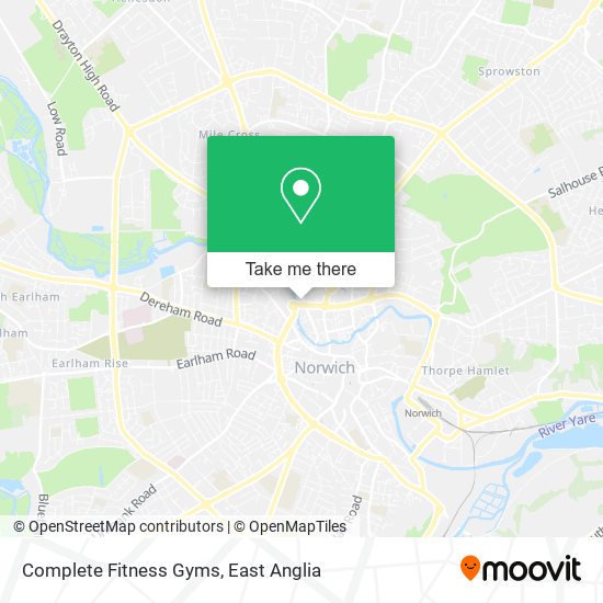 Complete Fitness Gyms map