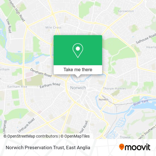 Norwich Preservation Trust map