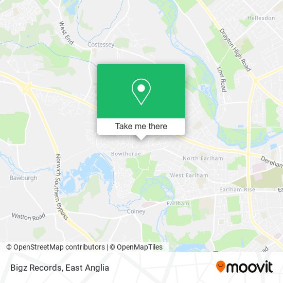 Bigz Records map