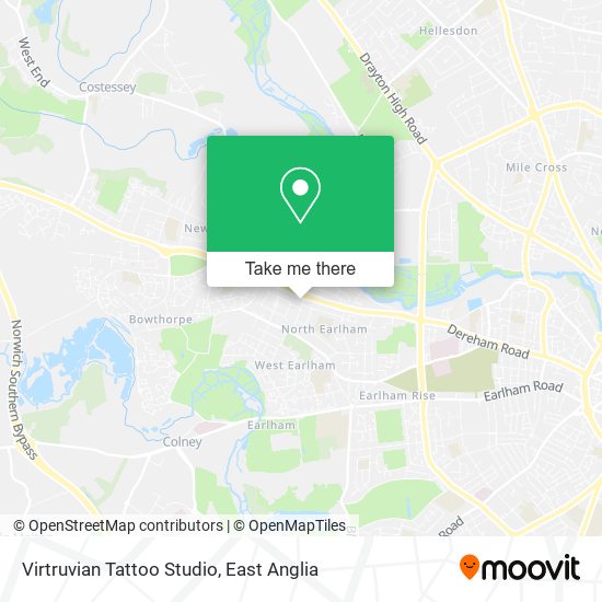 Virtruvian Tattoo Studio map