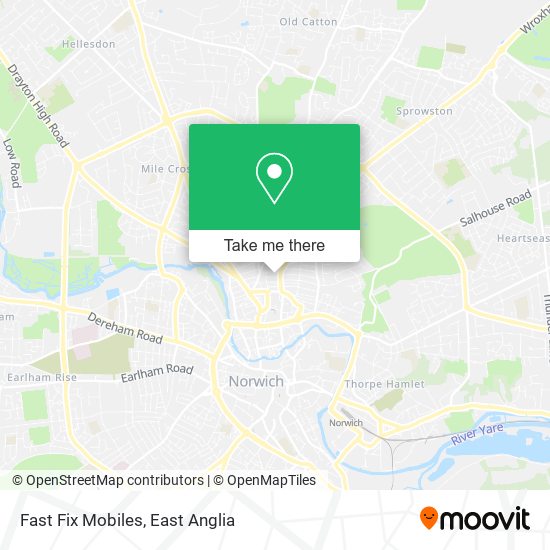 Fast Fix Mobiles map