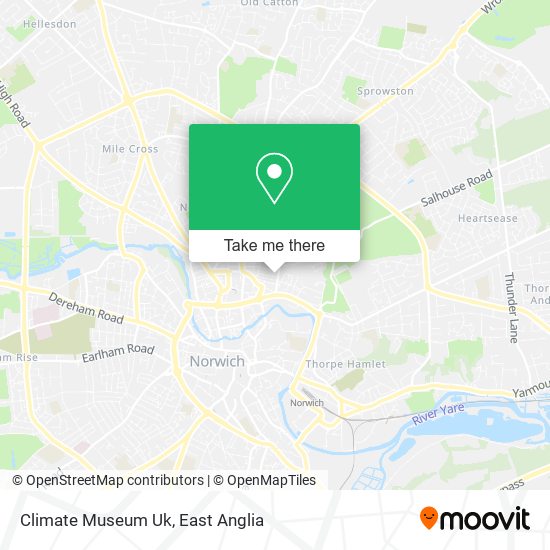 Climate Museum Uk map