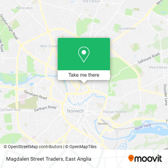 Magdalen Street Traders map