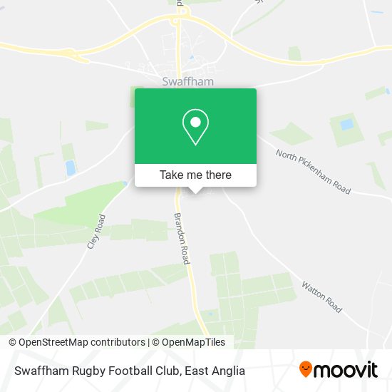 Swaffham Rugby Football Club map