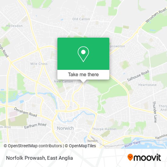 Norfolk Prowash map