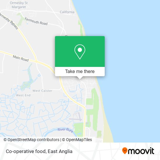 Co-operative food map