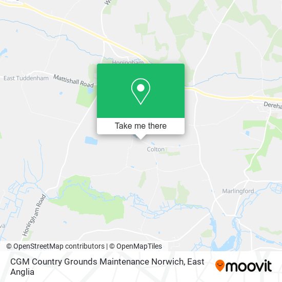 CGM Country Grounds Maintenance Norwich map