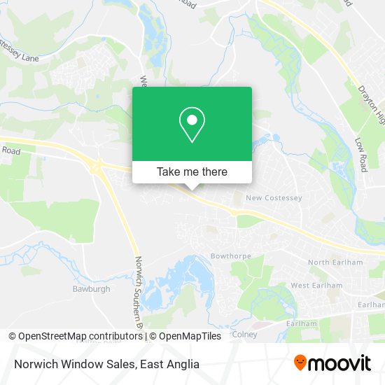 Norwich Window Sales map