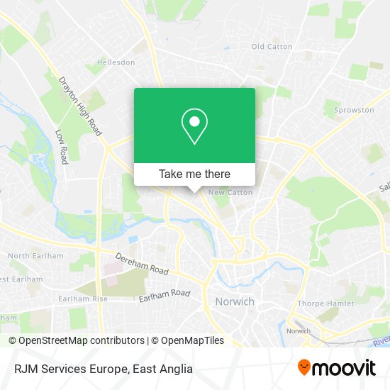 RJM Services Europe map