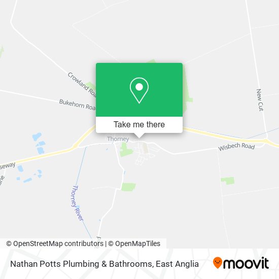 Nathan Potts Plumbing & Bathrooms map