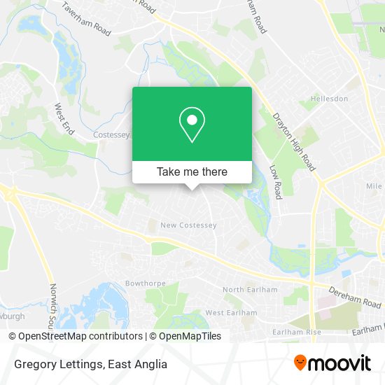 Gregory Lettings map