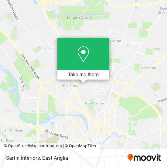 Sartin Interiors map