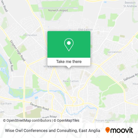 Wise Owl Conferences and Consulting map