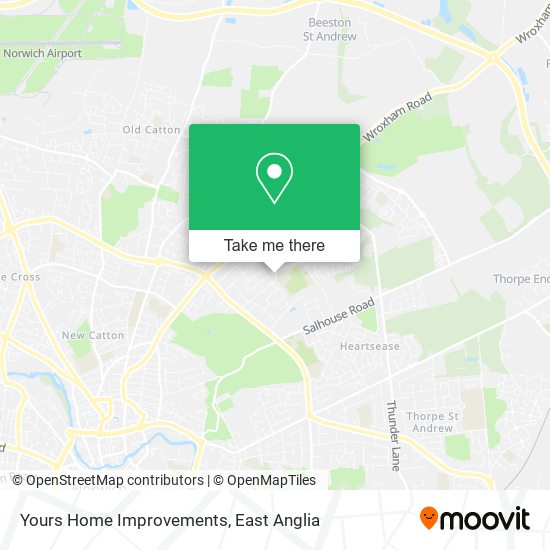 Yours Home Improvements map