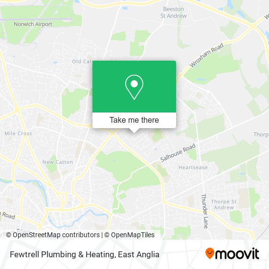 Fewtrell Plumbing & Heating map