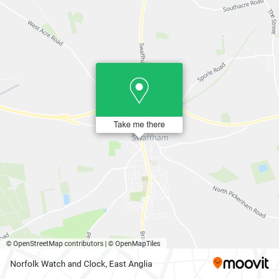Norfolk Watch and Clock map