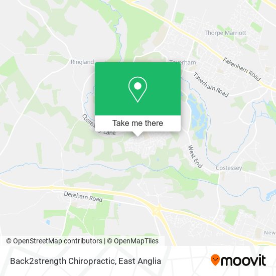 Back2strength Chiropractic map